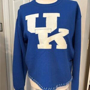 UNIVERSITY OF KENTUCKY HANDSTICHED UNIQUE SWEATSHIRT, Size M